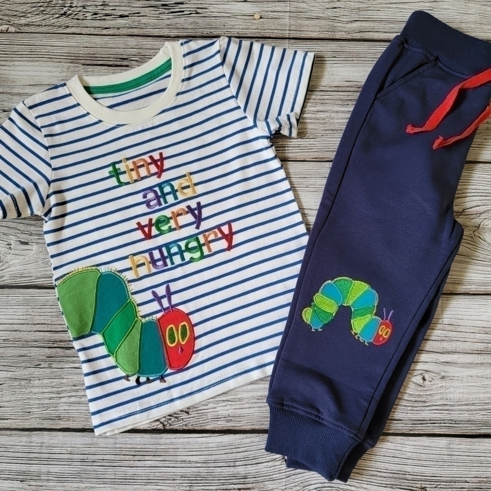 The Very Hungry Caterpillar Outfit T-Shirt and Pants Outfit NWT - Picture 10 of 10
